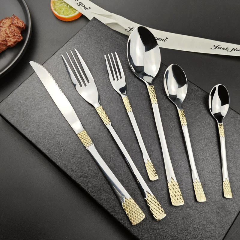 Tableware stainless steel, set for hotel, custom-made