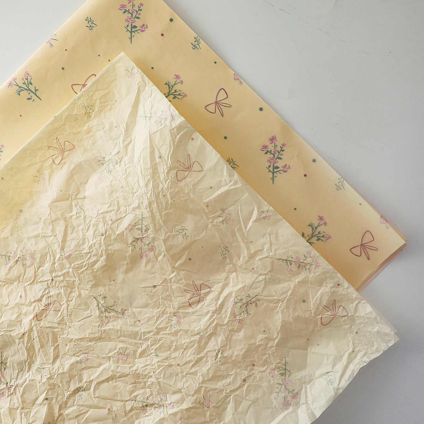 Papel de Sydney coreano al por mayor papel de embalaje de flores, regalo de pastel de sentido avanzado, ramo de papel amasado a mano, material de embalaje de frutas