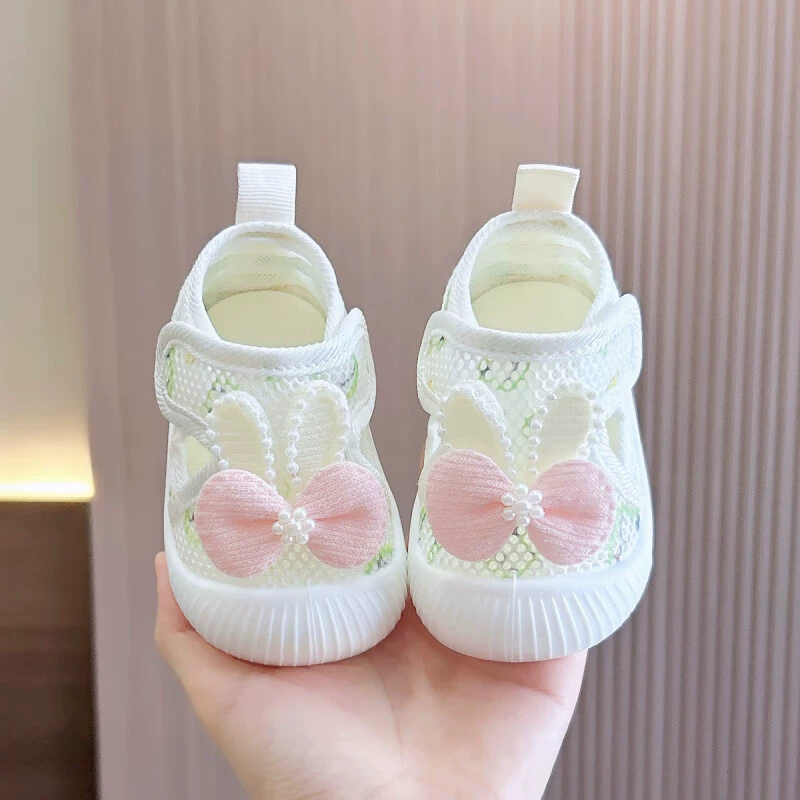 Детские летние нескользящие дышащие сандалии для раннего возраста, 6-12-18 месяцев, 1-2 года, мягкая подошва