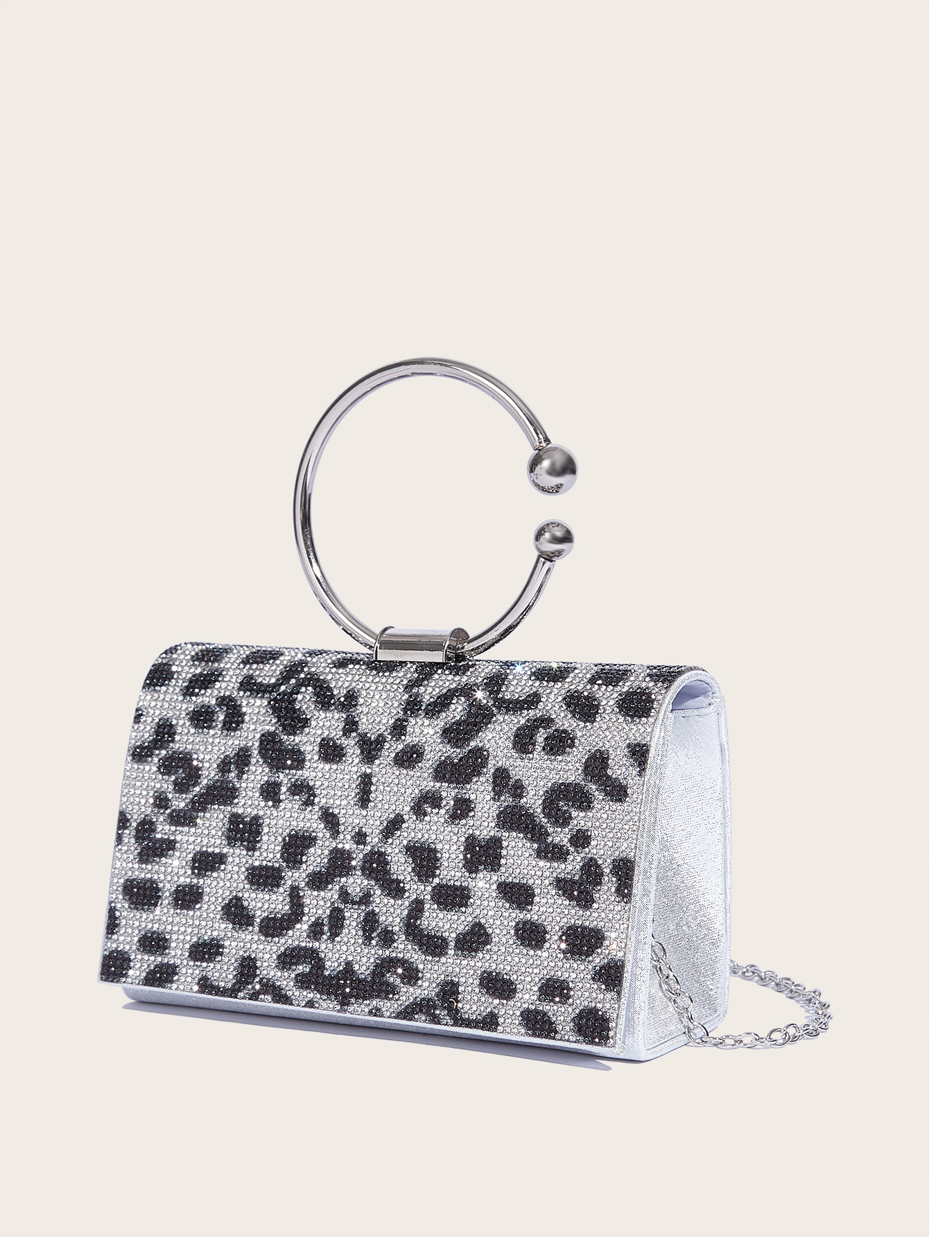 Nuova borsa da sera lucida da donna, elegante, in PU, per matrimoni e feste_voghion.com