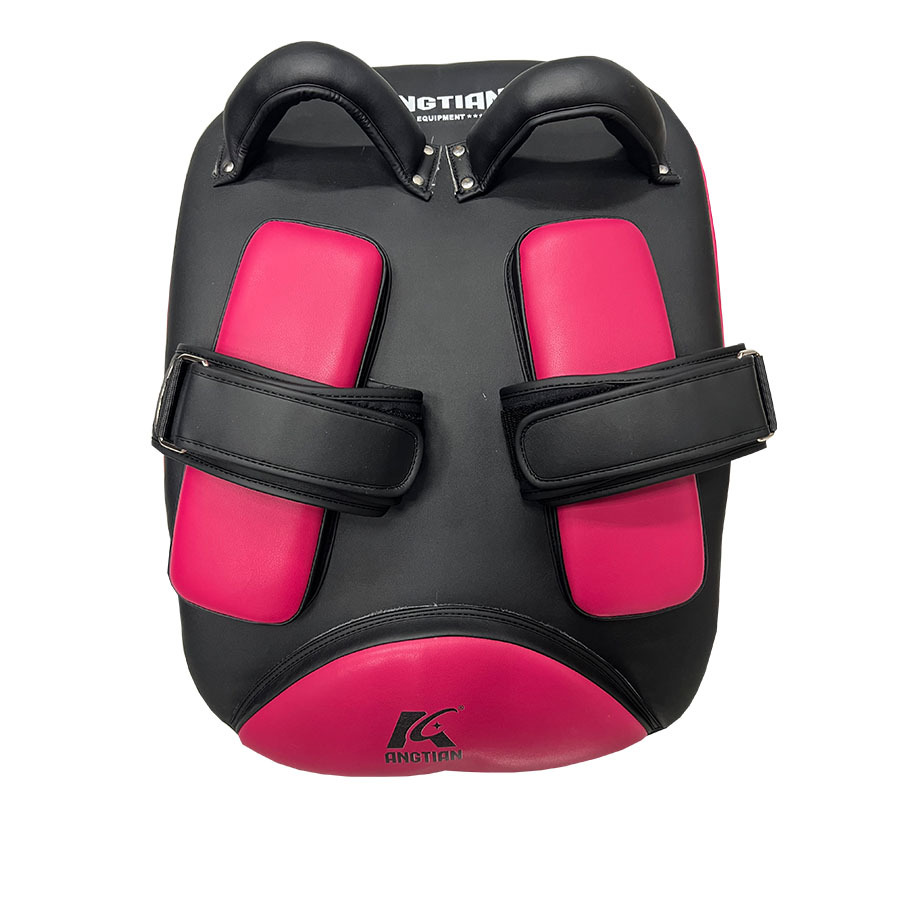Angtian personalizado nuevo tipo de boxeo de patada lateral objetivo pesado objetivo de pecho arqueado objetivo de pies grandes objetivo de entrenamiento de boxeo tailandés