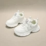 儿童活动春秋季女童小白鞋