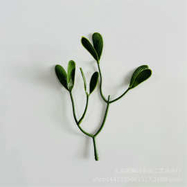 仿真植物塑料水草配件 仿真花环圣诞花环装饰绿色小草大量批发