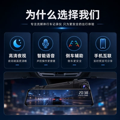 Driving recorder, Dog Mobile Phone Interconnected Reversing Shadow