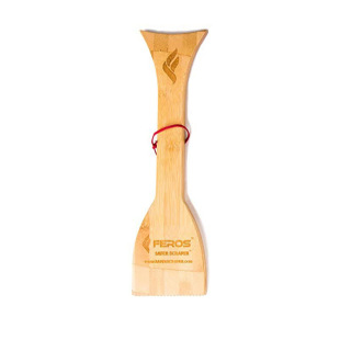 Bamboo Barbecue Shovel Factory Direct Supply Cleaning Scraper Outdoor Barbecue Printable Logo Barbecue Cleaning Shovel
