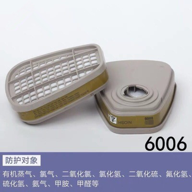 Cuerpo de máscara de gas de media máscara / accesorio de cubierta de algodón de filtro de cabeza / banda de cabeza