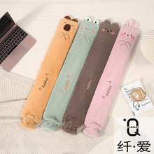 可爱卡通充水热水袋冬季加长保温护腰暖手宝女生防爆暖被窝神器