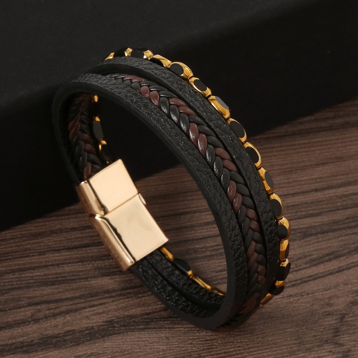 glass woven universal fashionable beaded bracelet handmade