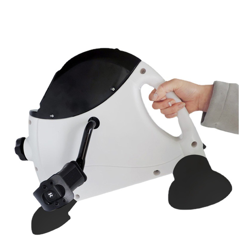 Baining Household Mini Exercise Bike for Hand Strength Training and Rehabilitation, Upper and Lower Limb Trainer with Magnetic Control for Aerobic Exercise