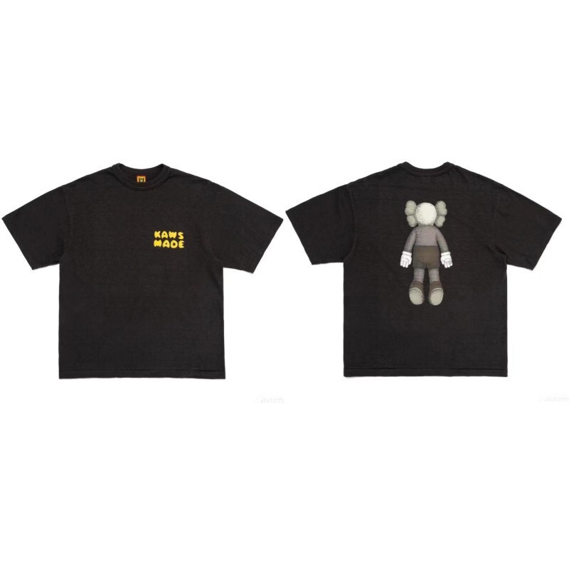 日本アメリカのトレンディなブランドヒューマンドラゴン年限定半袖メンズカップル夏の漫画動物 Tシャツ純綿トップ|undefined