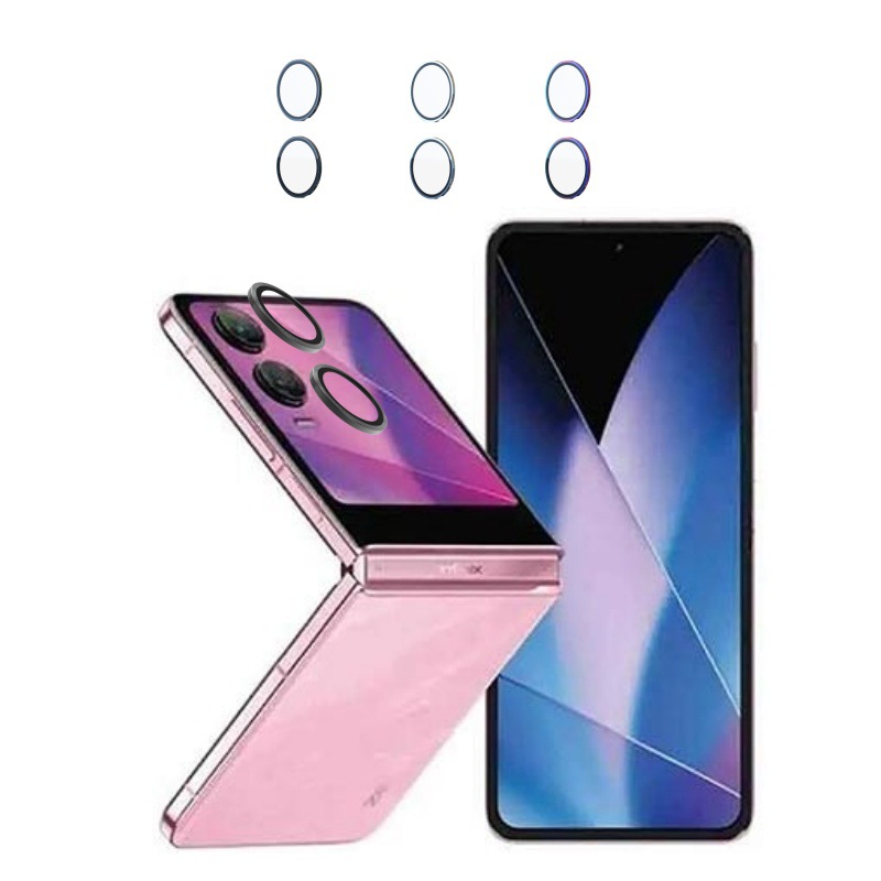 Aplicable para transmisión de voz Infinix Zer Flip lente película plegable cámara ojo de halcón película protectora de vidrio opacidad