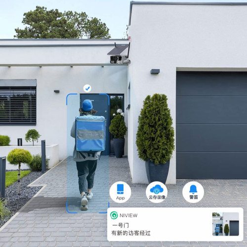 8 Million 4K Binocular High-Definition Solar Camera with Remote Panoramic Monitoring Function - Solarcame