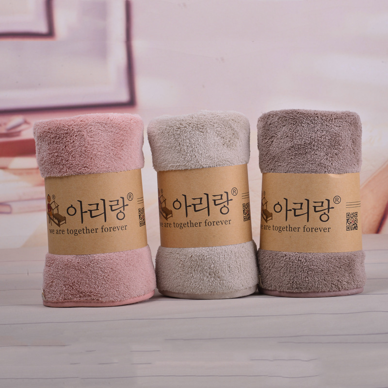 Nhà sản xuất bán buôn khăn nhung san hô dệt thoi polyester và nylon, khăn đa năng thấm hút cao, mềm mại, lau mồ hôi, rửa mặt, sấy tóc