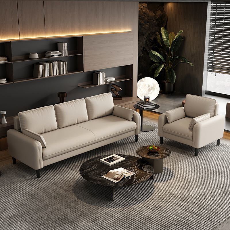 Sofá pequeño dormitorio simple doble triple apartamento de alquiler barbería hotel sala de estar pequeño sofá de recepción