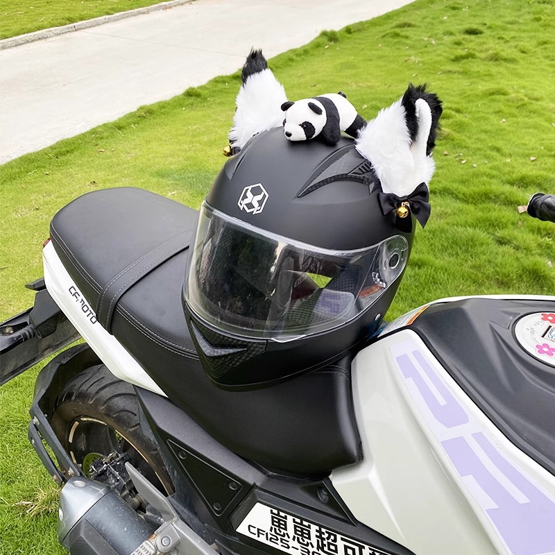Universal Helmet Decoration - Bow, Cat Ears for Motorcycle, Scooter