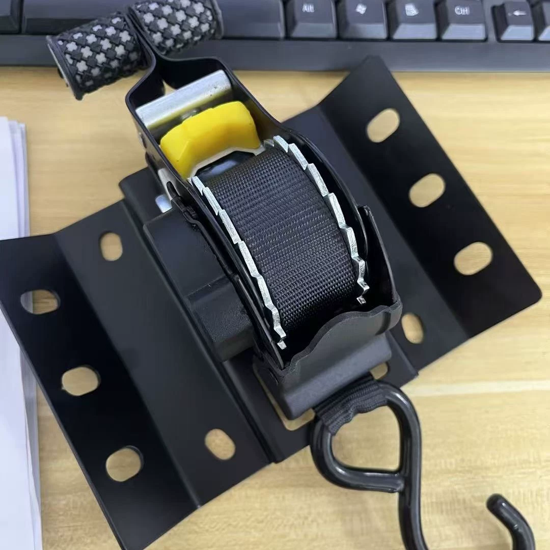 Автоматический натяжитель ремня для перевозки грузов, мотоциклов и автомобилей с функцией самозатяжки