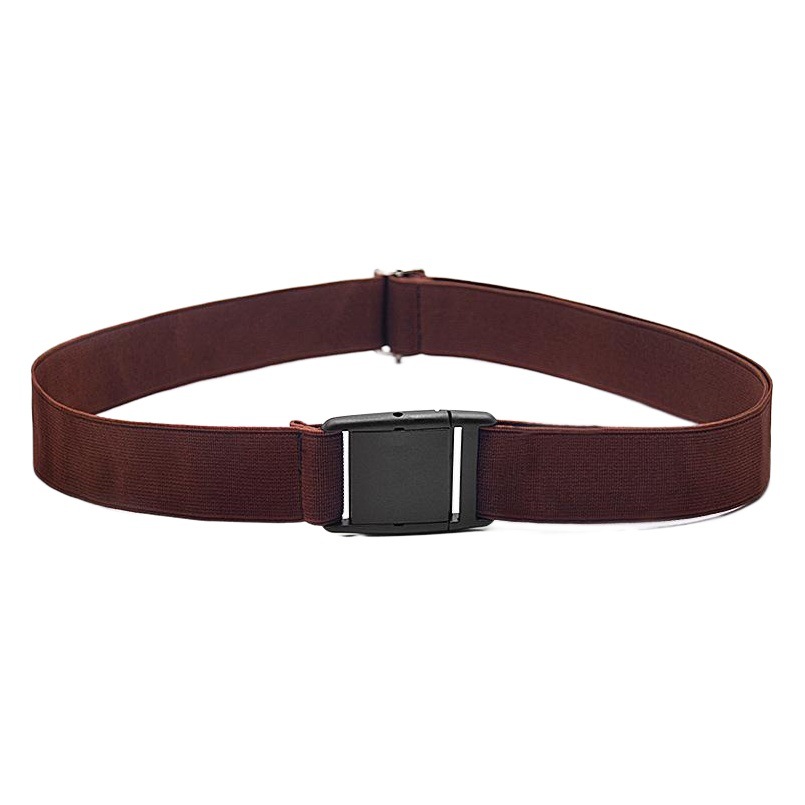 Sin hebilla elástico elástico sin cinturón invisible jeans simples y versátiles hombres y mujeres cinturón perezoso invisible hipoalergénico al por mayor