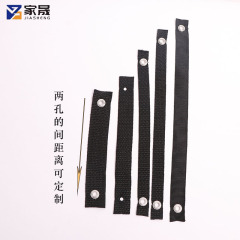家具固定ストラップ付き黒の落下防止家庭用家具、通気孔付きパンチングストラップ、ウェビングパンチングアイボルトストラップ
