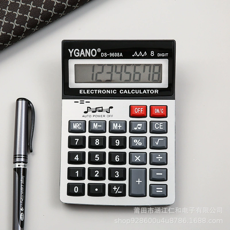 Настольный калькулятор Wan Jianneng 9608A, 8-битный легкий офисный компьютер, Заводской магазин финансового учета