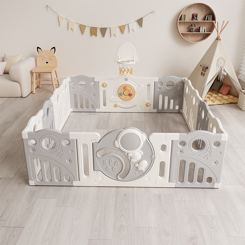 Babies juego valla valla protector de bebés tierra para niños en el interior casa para niños esterradura valla sala de estar