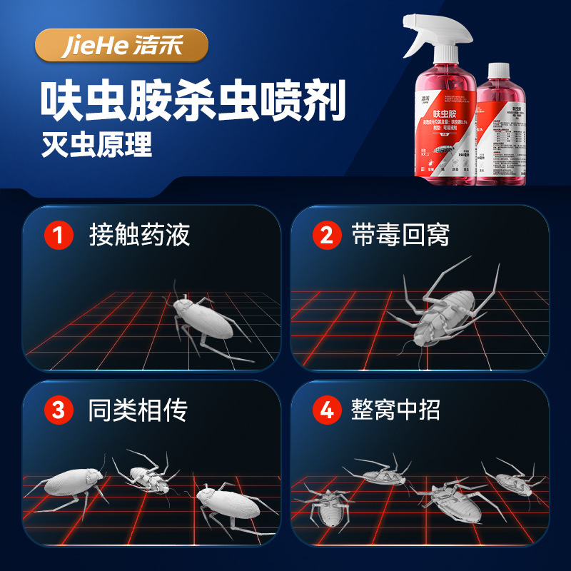 洁禾呋虫胺新型驱虫灭蟑喷雾灭蟑螂灭蚂蚁灭跳蚤灭臭虫家庭杀虫剂|undefined