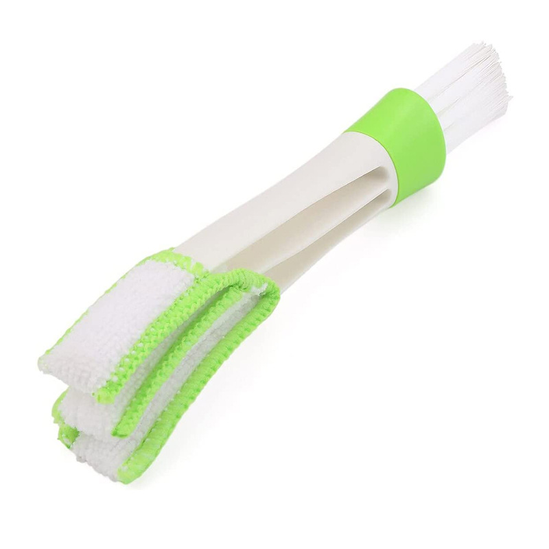 Coche multifuncional aire acondicionado salida de aire gap cepillo limpieza del coche herramienta de belleza cepillo lavado de coches eliminación de polvo cepillo de ventana veneciana