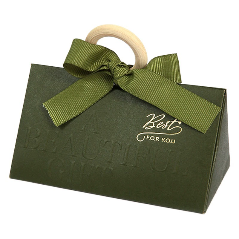 Европейский стиль простой треугольник из крафт-бумаги, сопровождающий подарок, Свадебная коробка конфет, свадебная Высококачественная свадебная креативная портативная подарочная коробка