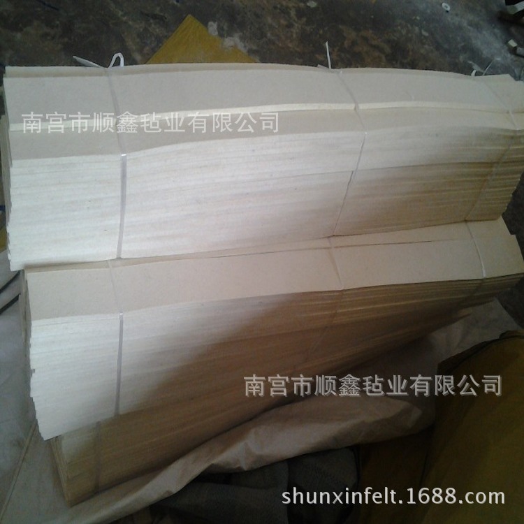 专业生产钢厂用羊毛毡条 钢板分条用毛毡条 钢板擦油毛毡条