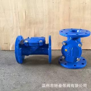 HC44X 橡胶瓣止回阀 HC44X-25C 立卧两用止回阀 污水管道止回阀