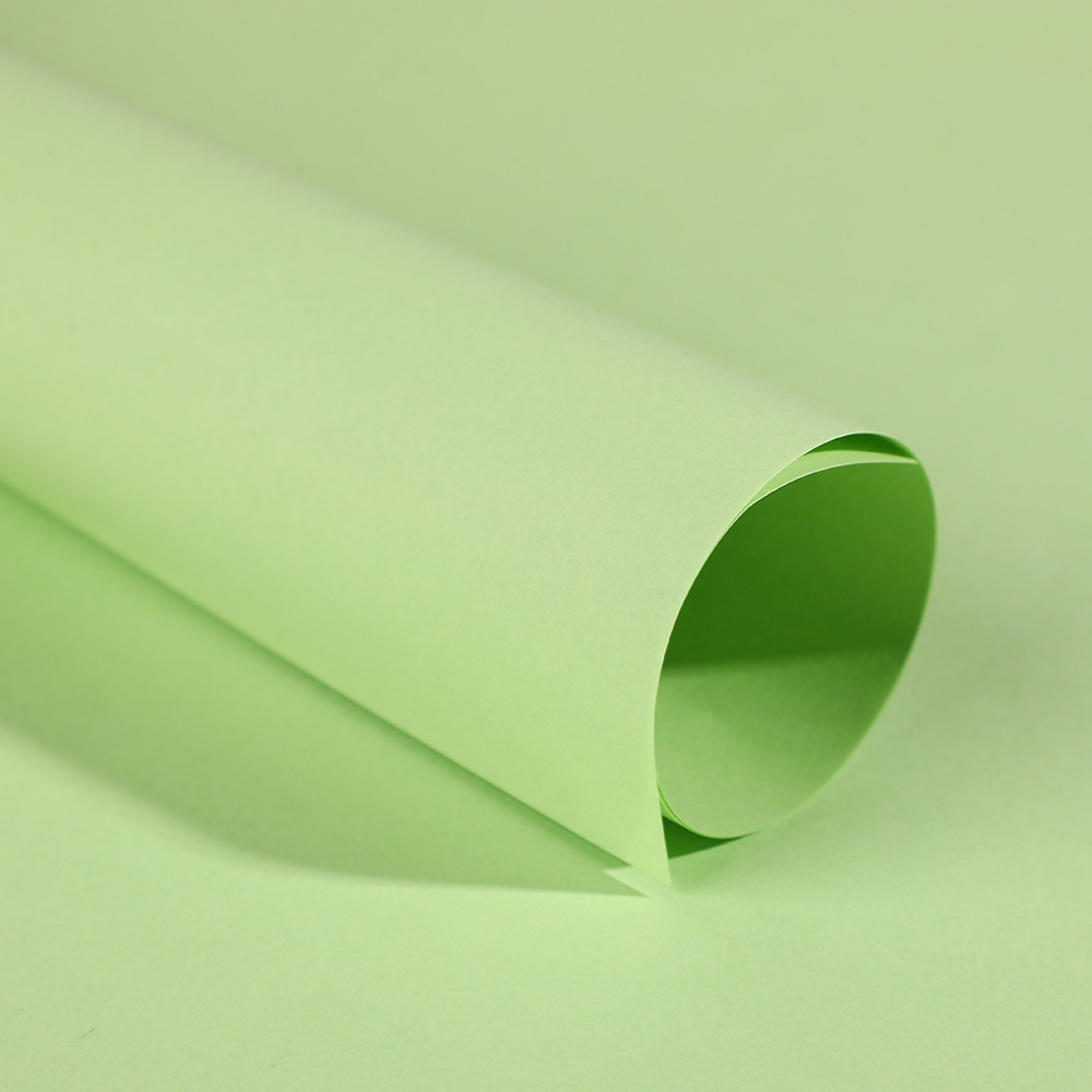 Papel de color Jizhou Papel de tarjeta de color Macaron completamente abierto Papel de creación de anillo de jardín de infantes Papel de fondo de hoja grande Papel de libro de color