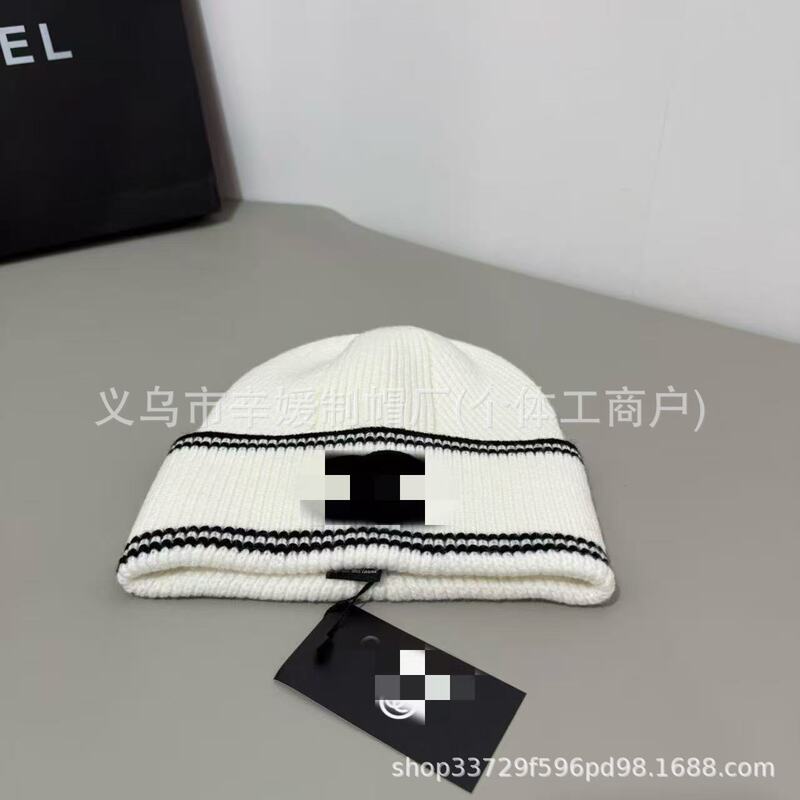 Xiaoxiangfeng ダブル C ハットの正しいバージョン、秋冬の暖かいフレグランスおばさんウール帽子、男性と女性用、多用途の有名な帽子|undefined