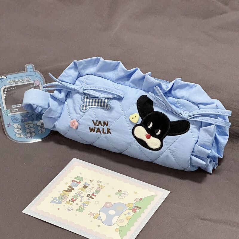 新しい ins 高価値大容量刺繍漫画シリーズレース枕鉛筆バッグ文具バッグ学生鉛筆バッグ|undefined