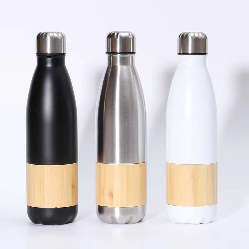 Al Aire Libre de acero inoxidable 304 termo taza creativa galvanoplastia de moda botella de Coca-coque portátil coche de equitación deportes botella de agua