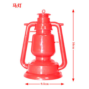 First Moon Fifteenth Sacrificial Lamp [Horse Lantern] Integrated Red Graveyard Lamp Fortune Lamp Plastic Led Electronic Candle Lamp Spring