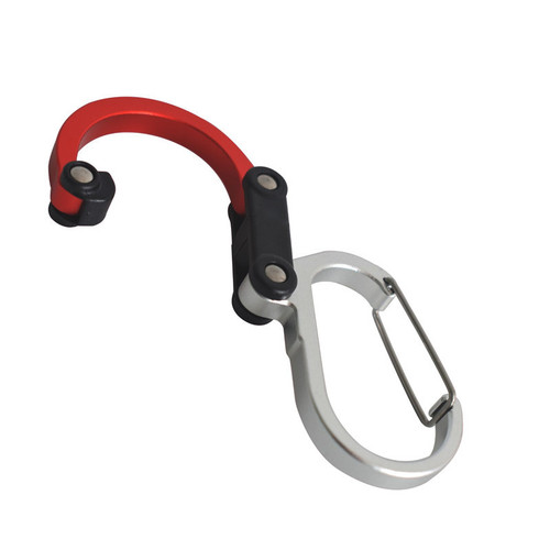 D-type climbing carabiner aluminum alloy quick hanging buckle outdoor sports equipment tool multifunctional safety field buckle climbing carabiner 