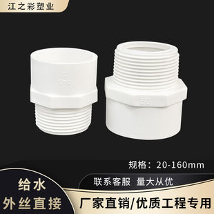 PVC�oˮ����z���^ ����ֱ��ֱͨ��z �ݼy��z20 25 32 40 50 63