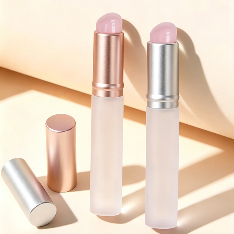 Factory Direct Sales Silicone Lip Brush Portable Lip Gloss Brush Foreign Trade Cross-Border Makeup Brush Lipstick Blending Brush Beauty Tools