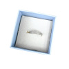 Fashionable zirconium, ring with stone, micro incrustation, simple and elegant design, wholesale