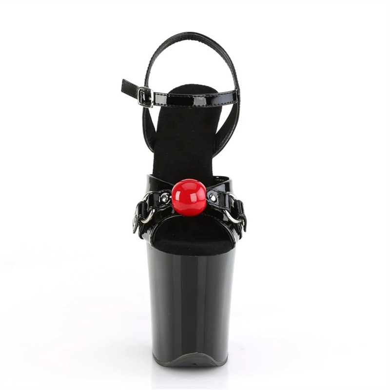 Sandalias de pole dance de tacón súper alto de 26cm Sandalias y zapatillas de tacón de aguja Escenario sexy Zapatos de baile Odio Tiangao