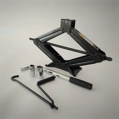 0.8t 0kg Jack for Car and Tricycle Tire Repair, Emergency Car-Mounted Tool, Manufacturer's Scissor-Type 0kg Jack (Car jack)