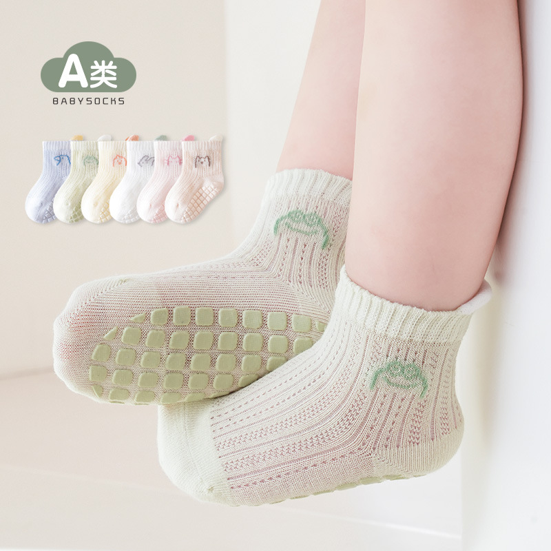 Summer thin cartoon socks for new born