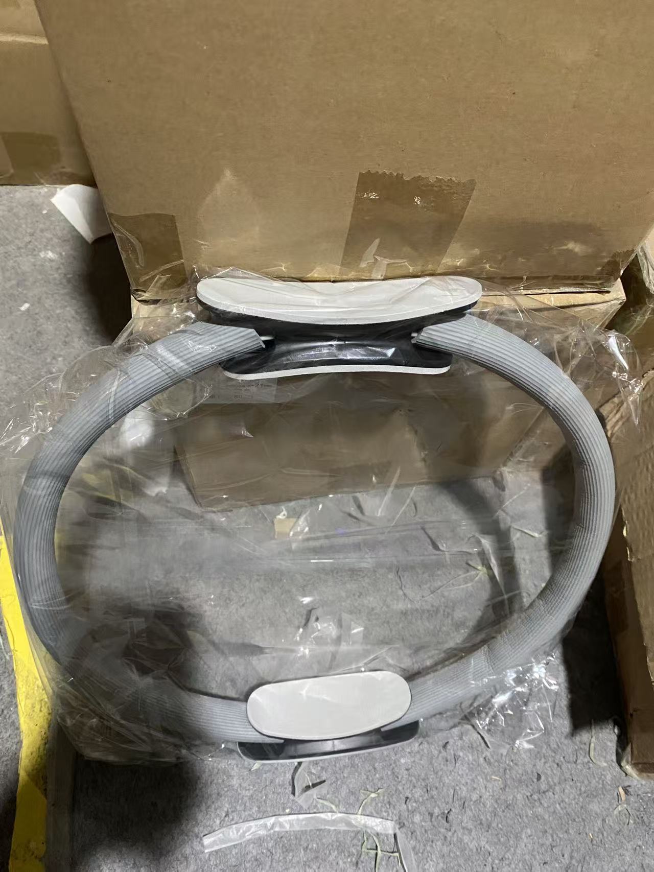 Mango de cresta Pilates anillo de yoga fitness equipo deportivo de cuerpo plástico de la persona perezosa anillo mágico de yoga anillo de resistencia