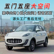 新款四輪電動車家用四輪代步老人車油電兩用電動轎車封閉式電動車