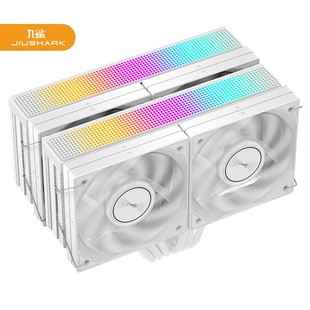 Jiushark Cpu Cooler Jf15K Twin Tower 10cm4 Fan Does Not Block Memory 6 Heat Pipes Pwm Air Cooling