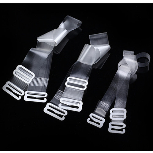 Manufacturer's high-elastic transparent shoulder straps, sand-sprayed invisible bra straps, anti-slip shoulder straps, bra tops, underwear straps, transparent