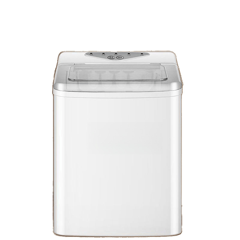 Máquina de hielo hogar pequeño mini dormitorio de hielo redondo máquina todo en uno de baja potencia para instalar un puesto de fábrica de máquinas de hielo una pieza al por mayor