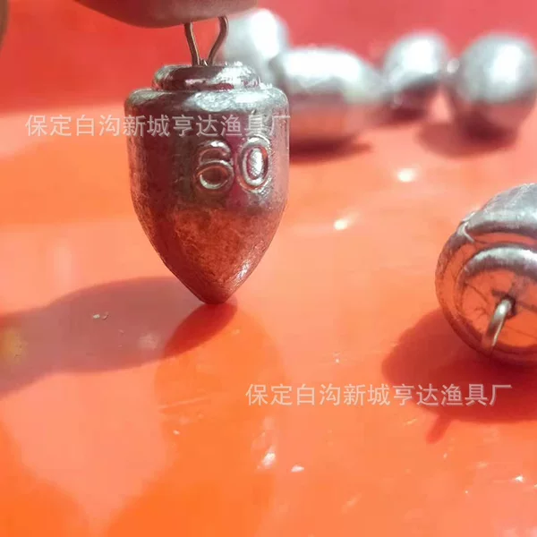 Fishing Gear Products: Large Round Fish Hooks, Turtle Hooks, Water Drop Hooks, Fish Hooks with Rings, Homemade Lead Weights, Hanging Weights