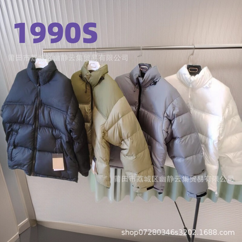 Cross-Border High Version 1990S down Jacket White Duck down Windproof and Waterproof Tnf Ultra-Thick 700-Puff Male and Female Couple Bread