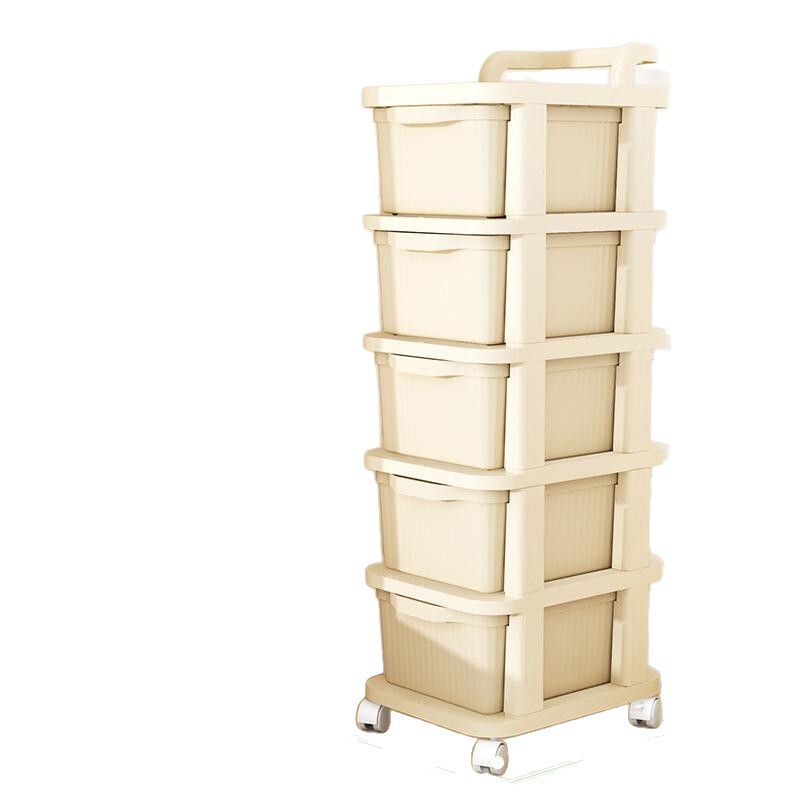 家庭用可動トロリー収納ラックリビングルームスナック引き出し収納ラック寝室のおもちゃ化粧品収納ラック|undefined