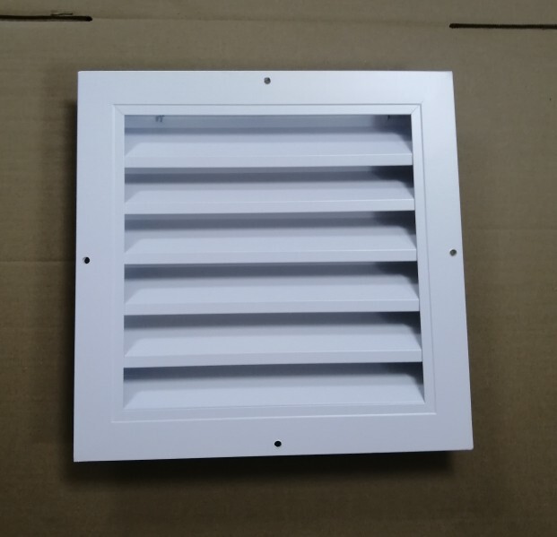 Aluminum Alloy central air conditioning inlet and outlet fixed rainproof shutter overhaul breathable drainage decorative diffuser